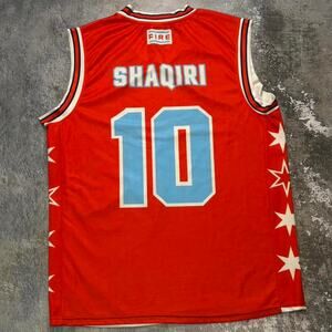 Chicago Fire FC Xherdan Shaqiri Basketball Jersey MLS Soccer